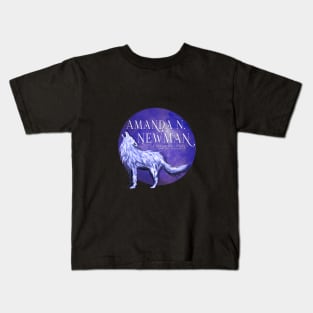 Amanda N. Newman Wolf Logo Shirt Kids T-Shirt